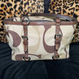 🤎SOLD🤎 Coach gallery canvas tote